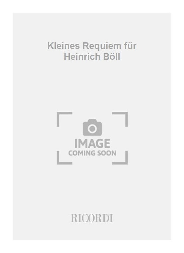 Kleines Requiem für Heinrich Böll